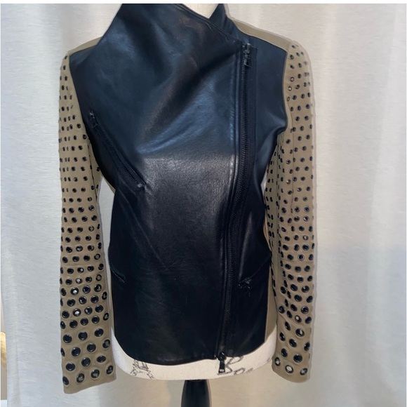 🌟🏍️ Robert Rodriguez Leather Moto Jacket 🏍️🌟 - Picture 1 of 12